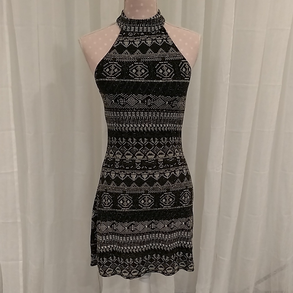 bebop Black Halter dress size Medium